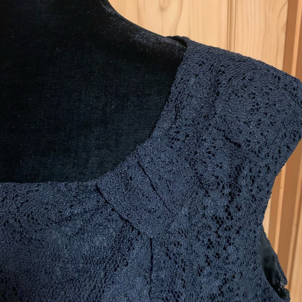 Jones Wear Black Asymmetrical Sheath Dress Cocktail